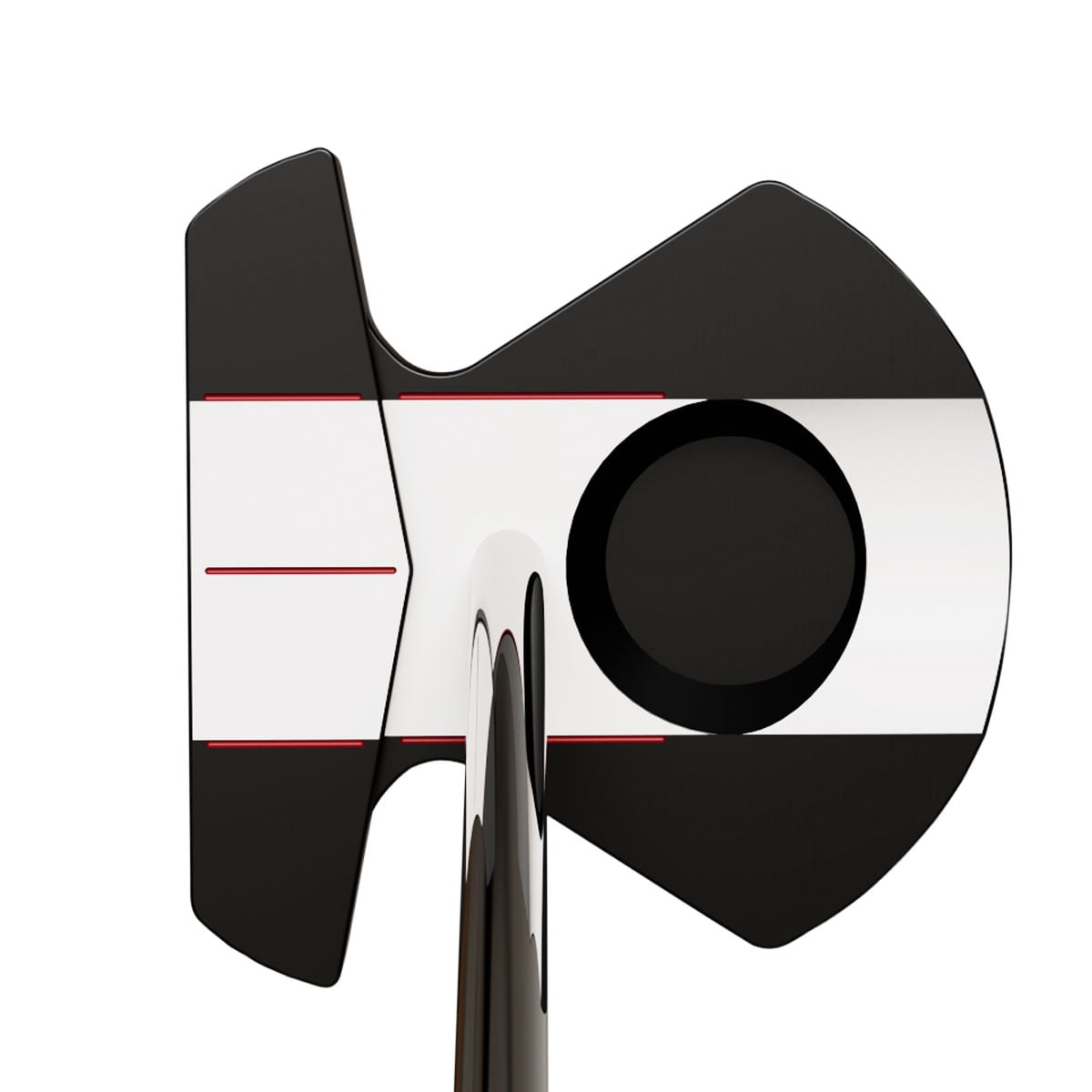 Orlimar Golf Clubs F9 Zero Torque Mallet Style Black/White Putter-Right-Hand 34" - Right-Handed