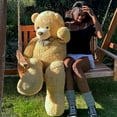 thumbnail image 3 of MorisMos Giant Teddy Bear 55" Stuffed Animal Soft Big Bear Plush Toy, 3 of 10