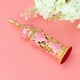 thumbnail image 4 of Frasco de perfume para mujer de 12 ml, estilo oriental, retro, de cristal antiguo, con diseño de flor de vid, vacío, para aceite esencial, decoración de boda (dorado y rosado)., 4 of 7