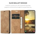 thumbnail image 3 of CaseMe Leather for Samsung Galaxy S24 FE 5G Case, Flip Wallet Leather Case with Card Holder Magnetic Closure Shockproof Kickstand Protective Phone Cases Cover for Samsung Galaxy S24 FE 5G 6.7-inch, 3 of 12