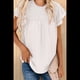thumbnail image 4 of Blusa Informal de Corta con Cuello Redondo, Encaje, Crochet y Pompones para Mujer, Color , Talla M, 4 of 7