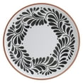thumbnail image 3 of INFUSE 12 Piece Lebrillo Pattern Melamine Dinnerware Set for Outdoor Dinner Salad Plates Bowls, Black, 3 of 9