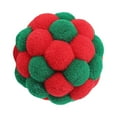 thumbnail image 2 of Juguetes interactivos para gatos con cascabeles, sonidos divertidos y pelotas que chirrían. Juguetes KICKER para gatos y cachorros. rojo verde, 2 of 9