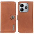 thumbnail image 1 of KHAZNEH For Xiaomi Redmi Note 14 4G (164.84x78.15x8.16mm) Wallet Case Cowhide Texture Leather Flip P, 1 of 5