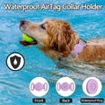 thumbnail image 3 of Waterproof Airtag Dog Collar Holder Compatible with Apple AirTag, Silicone Waterproof Air Tag Case for Dog Collar, Anti-Lost AirTag Holder for Pet Cat Dog GPS Tracker (Purple), 3 of 5