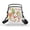 Cow American Flag Pattern, variant on HELLHERO Cherry Pattern Double Deck Crossbody Sling Bags with with Shoulder Strap Polyester 4.33"x1.97"x7.09" for Men, Women