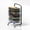 Black-20 Shelf Drying Rack, variant on Ztysn 20 Unit Picture Drying Rack with Lockable Wheels,Easy to Move and Space Saving,Perfect for Classrooms & Studios,Metal/Black