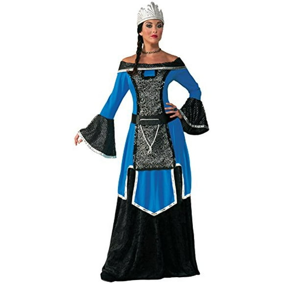 Forum Novelties Women's Royal Blue Queen Costume, Blue/Black, Standard