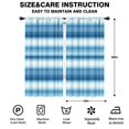 thumbnail image 2 of Blackout Kids Curtains,Blue and Grey Abstract Art Artwork Childrens Insulated Curtains Set Of 2,Bedroom Essentials,Toddler Room Decor 42x84in(106x213cm), 2 of 4