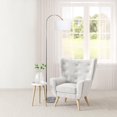 thumbnail image 3 of Simple Designs Arched Brushed Nickel Floor Lamp, 3 of 9
