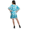 thumbnail image 4 of Moomaya Cutwork Lace Beach Kaftan For Women Printed Bikini Caftan Plus Size, 4 of 6