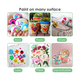 thumbnail image 4 of 80 Colores Marcadores Plumones Acrílico Punta Pincel Kit Malubero Multicolor, 4 of 5