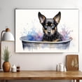 thumbnail image 3 of Australian Kelpie Dog Canvas Bathroom Décor - Unique Bath Wall Decor - Modern Canvas Bathroom Wall Art - Room Decor - Bathroom Decorations - Restroom Sign - Wall decor living room, 3 of 4