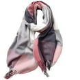 thumbnail image 2 of RXIRUCGD Women's Fashionable Soft Skin Friendly Scarf Warm Thick Wool Scarf( Pink ), 2 of 3