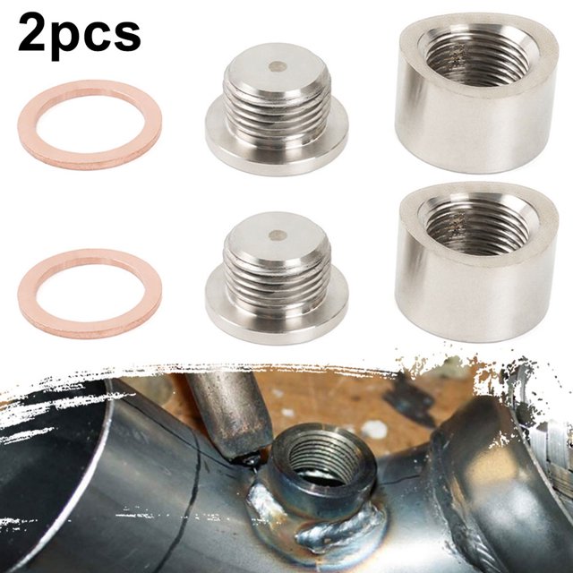 Adaptador Sensor O2 M18x1.5 Tapón Tuerca Acero Inoxidable (convexo)