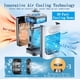 thumbnail image 4 of Acondicionadores de aire personales Enfriador de aire evaporativo 3 en 1 Acondicionadores de aire portátiles Tanque de agua de 900ML 3 nieblas frías, 3 velocidades de viento, 7 luces LED,, 4 of 5