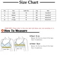 thumbnail image 3 of Black_Friday Cyber and Monday Deals Xihbxyly Bras for Women Full Coverage Wirefree Sports Bralette Strappy Everyday Wear Bra Comfort Stretch Underwear Plus Size Sports Bras for Women, 3 of 3
