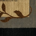 thumbnail image 3 of Home Dynamix Royalty Clover Contemporary Geometric Border Runner Area Rug, Black/Blue, 1'9"x7'2", 3 of 5