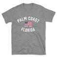 thumbnail image 1 of Palm Coast Florida Patriot Men's Cotton T-Shirt, 1 of 1