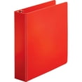 thumbnail image 5 of Business Source Basic Round Ring Binders 2" Binder Capacity - Letter - 8 1/2" x 11" Sheet Size - Round Ring Fastener(s) - Vinyl - Red - 1.52 lb - 1 Each, 5 of 7