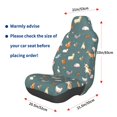 thumbnail image 3 of Wukai Farm Animal Full Set Car Seat Covers with Soft Padding Universal Auto Front Seats Protector and Cushion Mat, 3 of 5