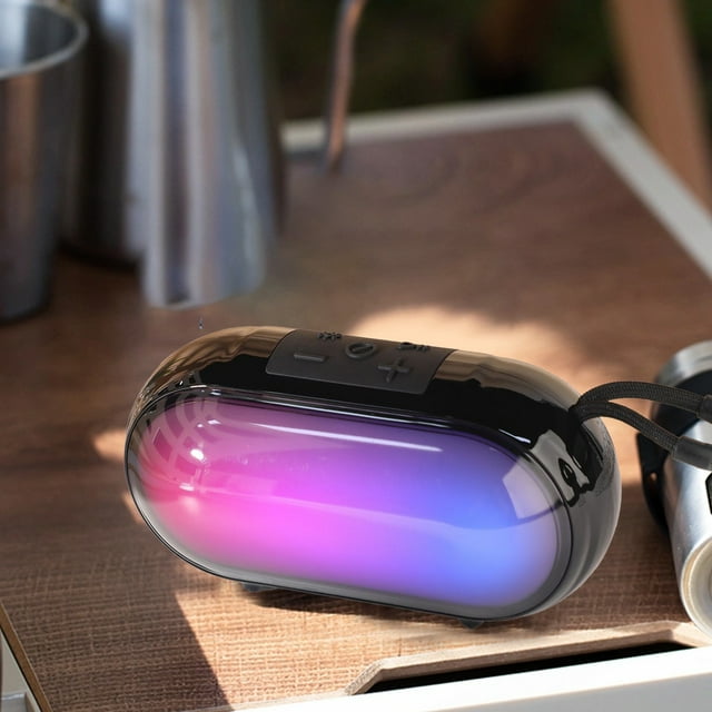 Altavoz Bluetooth multifuncional RGB colorido de alta batería y baja latencia con efecto de área amplia 5.3 Altavoz Bluetooth de plástico