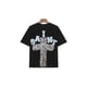 thumbnail image 2 of Camiseta de manga corta con cuello redondo y estampado cruzado para hombre, camiseta gráfica para hombre, 2 of 6