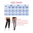 thumbnail image 3 of SHCKE Women's Lightweight Sports Pants Quick Dry Joggers Workout Pants Hiking Running Athletic Pants with Drawstring Elastic Waist Black L, 3 of 6