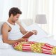 thumbnail image 5 of Balery Popcorn Pantalones de pijama para hombre, pijama ultraligero, pantalón de descanso-Large, 5 of 6