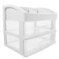 thumbnail image 1 of OULII Plastic Desktop Organizer White PP Organization for Classroom 1Pcs, 1 of 7