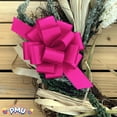 thumbnail image 6 of PMU Pull String Bows - Gift Bows for Wedding, Birthdays & Anniversaries - Ribbon Bows for Flowers & Basket Decoration - Large Bow for Gift Wrapping - 5 Inch 20 Loops Fuchsia- (1/pkg) Pkg/1, 6 of 6