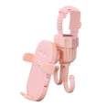 thumbnail image 4 of Corredor de cochecito, soporte para teléfono, soporte de teléfono flexible soporte de almacenamiento estable Organizador de almacenamiento de gancho Rosa, 4 of 8