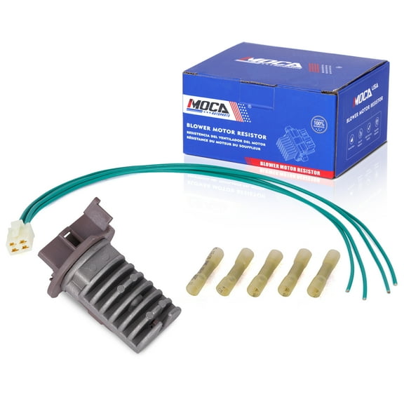 MOCA AUTOPARTS 973-548 HVAC Blower Motor Resistor Kit with Harness Fit for 2003-2008 Honda Pilot & 2001-2006 Acura MDX