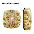 thumbnail image 2 of HELLHERO Sunflower Kitten Rollator Walker Seat Covers Rollator Seat Back Cover and Dust Proof Easy to Clean for Street and Outdoor Park, 2 of 7