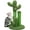 Green, variant on Schnappi Cat Scratching Post Cactus Cat Scratcher Featuring with 3 Scratching Poles and Dangling Ball-Medium 27 Inches