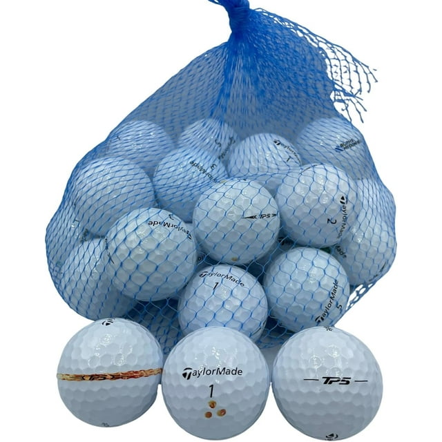 Golf Ball Planet - Taylormade TP5 Balles de Golf Recyclées (5A/menthe, Lot de 24)