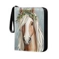 thumbnail image 4 of ALAZA Cartoon Horse Trading Card Binder 4 Pocket Cards Collection Album 400 Folder Holder, 4 of 6