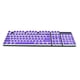 thumbnail image 4 of Juego de pudín, juego de teclas PBT de doble color de 104 teclas para teclado mecánico (solo, Púrpura B, 4 of 7