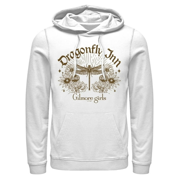 Mens Gilmore Girls Dragonfly Inn Classic Logo Lightweight Hoodie