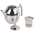 thumbnail image 1 of Kettle, Coffee Pot, Mirror Gloss Finished Filter Stainless Steel For Hotel Home, 1 of 8