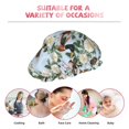 thumbnail image 6 of Kdxio Mallard Ducks And Roses Print Shower Cap for Women,Elastic and Reusable,Double Waterproof Layers Bathing Hat, 6 of 6