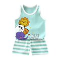 thumbnail image 3 of Hiijoy Little Boys Casual Sports Outfits Cartoon Print Tank Top & Shorts Set, Sizes 5-6Y, 3 of 3