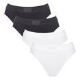 thumbnail image 1 of Sloggi calzoncillos mujer, pack de 4 - Double Comfort Tai 4P , pantalón, algodón elástico Blanco/negro XL (X-Large), 1 of 5