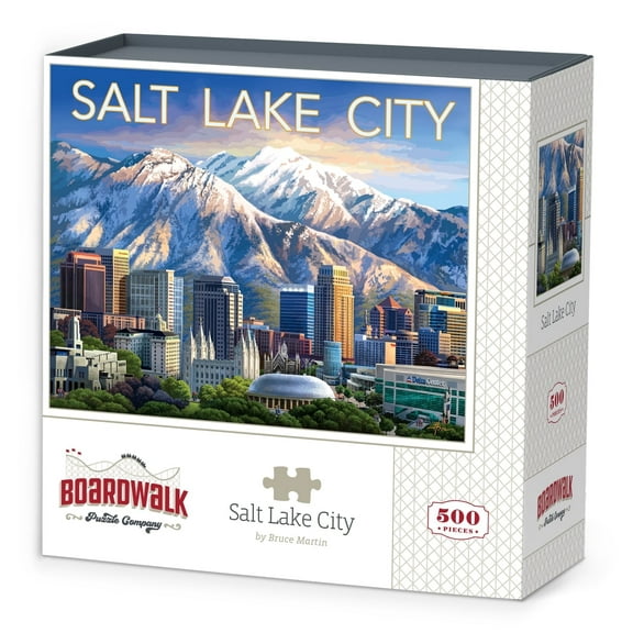 Salt Lake City - 500 Piece Boardwalk Jigsaw Puzzle