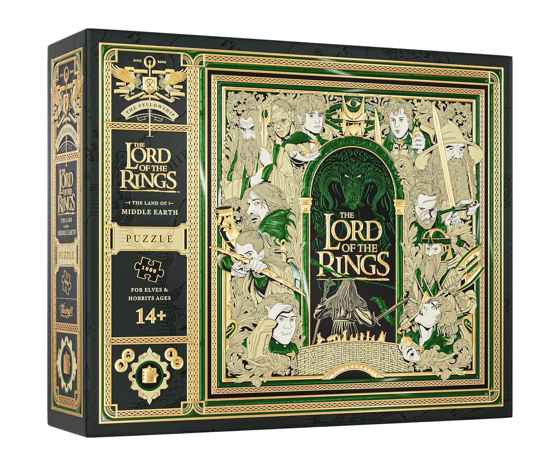 CRAFTHUB Lord of the Rings Puzzles - A3 Map of Middle Earth Puzzle
