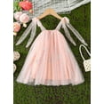 thumbnail image 2 of Bagilaanoe Toddler Baby Girl Summer Dress Sleeveless A-line Princess Dresses 3M 6M 12M 18M 24M 3T Kid Pink Swing Sundress, 2 of 8