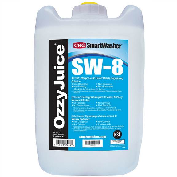 CRC Industries SmartWasher OzzyJuice SW-8 Degreasing Solution 1X5GL
