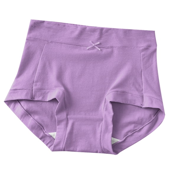 WRKEKC Panties for Women Solid Color High Waist Plus Size Breathable Triangle Panties with Comfortable Fit for Everyday Wear
