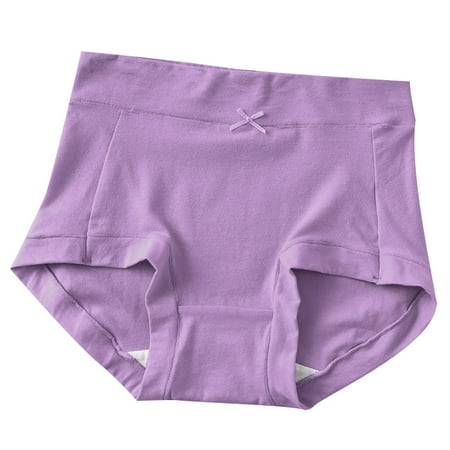 yillto Plus Size Cotton Panty for Women Full Coverage High Waist Underwear Breathable Comfort Seamless Briefs