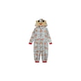 thumbnail image 1 of Matching Family Christmas Siamese Pajamas Sets Deer Head Embroidery Hooded, 1 of 8
